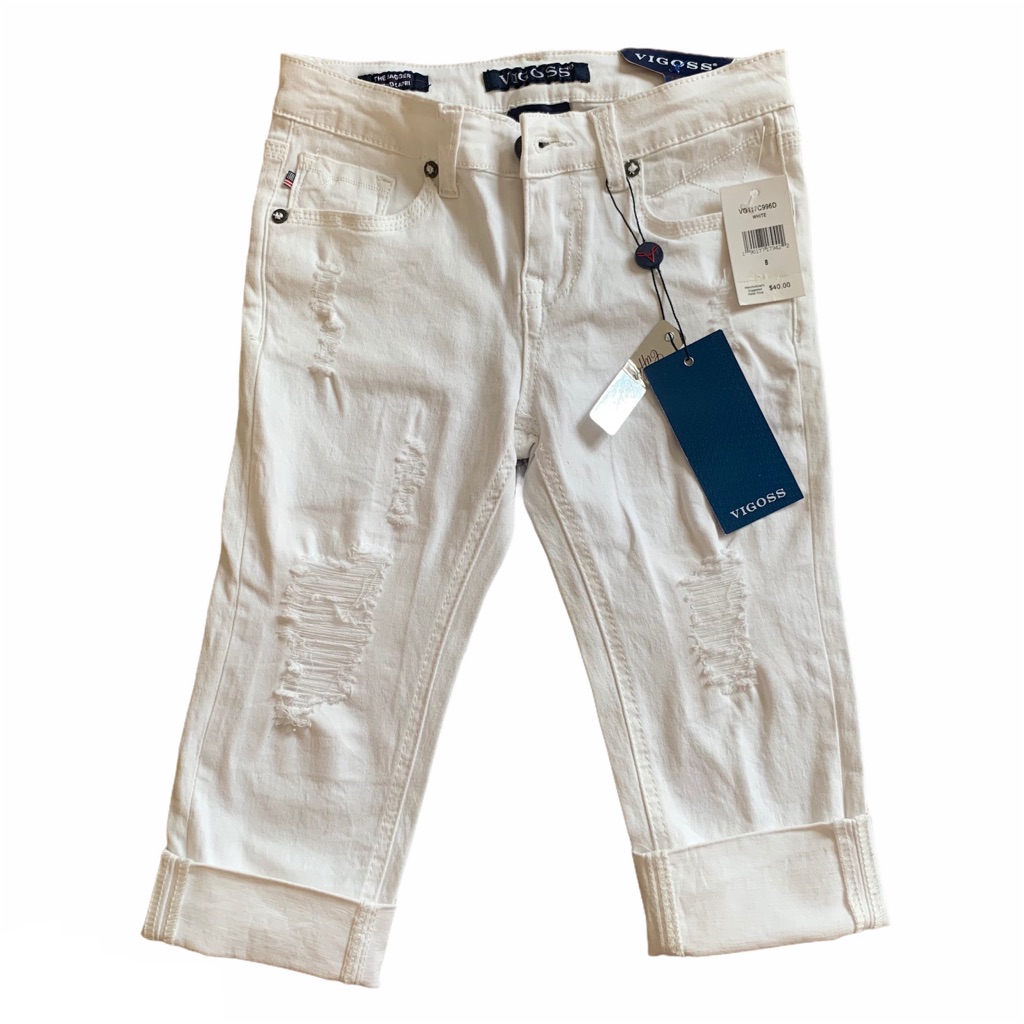 Vigoss Girls Cuffed Capri Vigoss Girls Cuffed Capri